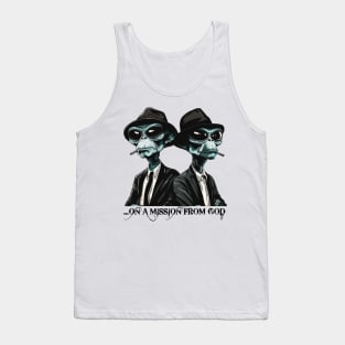 on a Mission from mars Tank Top